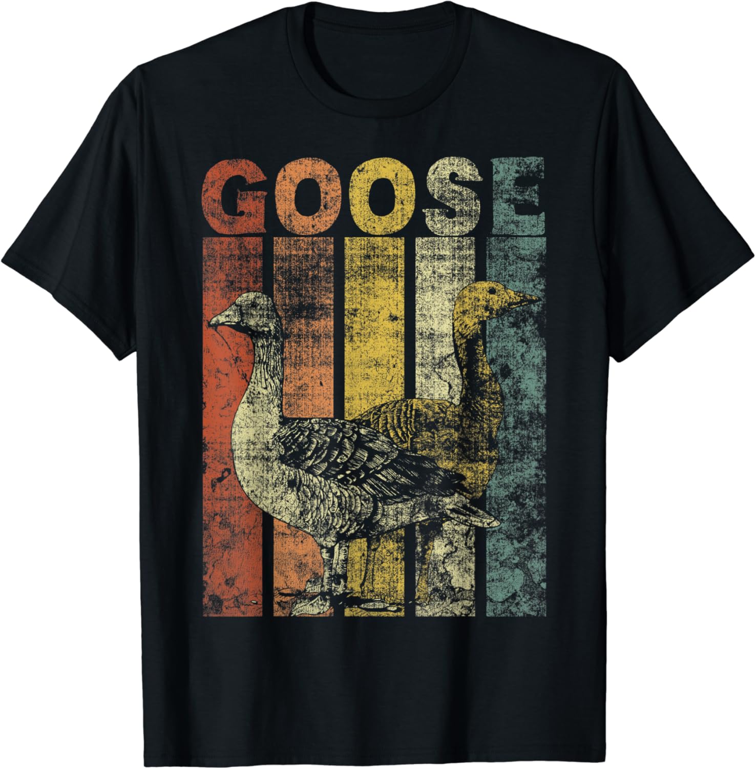 Funny Duck Goose Hunting Vintage Waterfowl Tshirt Clothing